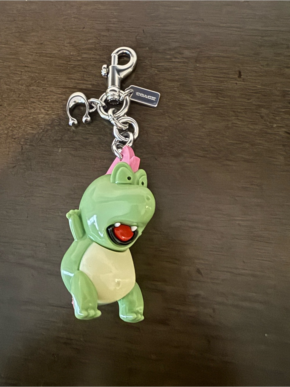 Coach | Brain Dead Vinyl Darby Dino Bag Charm NWOT